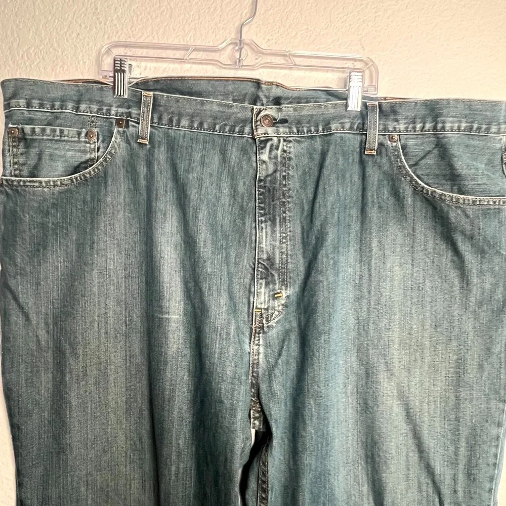 Vintage Levi's Jeans Mens 50x30 Blue Denim Cotton High Rise Straight Leg Outdoor